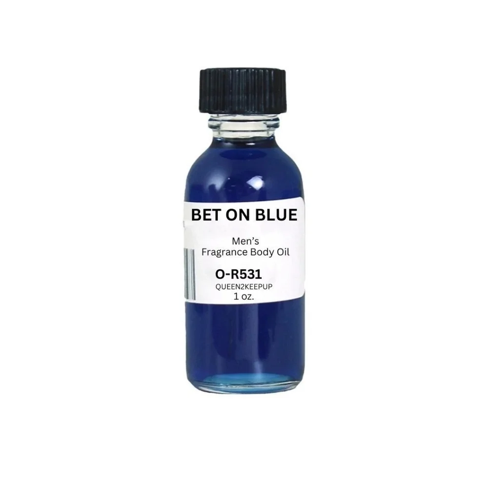 Bet on Blue (Men) Body Oil 1 oz Fragrance All Natural Pure Uncut Scent